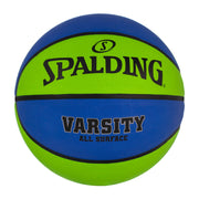 Spalding Varsity Black/Light Blue Outdoor Basketball 29.5