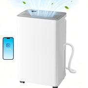 Nepsam Dehumidifier 35 Pint with WiFi Smart Control, Portable Quiet Unit, Real-Time Humidity Display, 24H Timer, Child Lock, Auto Defrost, Continuous Drainage T-DH25-1052-30WT