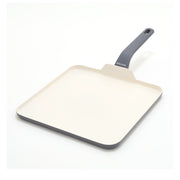 The Cookware Company (USA) CC009686-001 GreenPan Essence 11in. Ceramic Nonstick Griddle, Graphite Gray