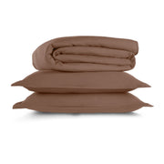 Allswell Linen Blend Duvet Cover Set, Breathable Cotton-Linen, Savannah Taupe Brown, Full/Queen, 3-Piece