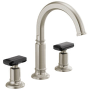 Brizo Invari 1.5 GPM Widespread Bathroom Faucet, Luxe Nickel, Brass Construction, Ceramic Disc Valve, 65376LF-LHP