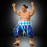 WWE JLD77 x Street Fighter Yokozuna Action Figure & Accessories, 6-inch Collectible E Honda Mashup Set
