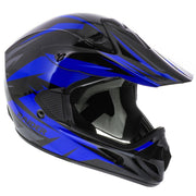 Raider RX2 MX Off-Road Helmet for Adults, Lightweight Thermoplastic Shell, DOT Certified, Blue, Large, 81567064