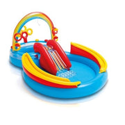 Intex, 57453EP, Rainbow Ring Inflatable Play Center, Ages 2+