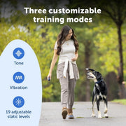 PetSafe Pro Dog Trainer Dog Training Collar with Remote, Waterproof, 1000 ft Range, Tone, Vibration, 19 Static Levels, Adjustable Fit PDT00-18038