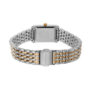 Citizen Women's Two Tone Stainless Steel Bracelet Watch, White Dial, Quartz Movement, Water Resistant 30M, EJ5854-56A