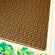 Vibrant Life WM-10345-CS01 Tree House Cat Scratching Pad, Corrugated Cardboard, Multicolor, 15 in WM-10345-CS01