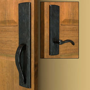 Signature Hardware EH-TB-18-300.42-L-DB Tubular Dummy Door Entry Set - Left Hand - Bronze - Lever Handle - Escutcheon 3