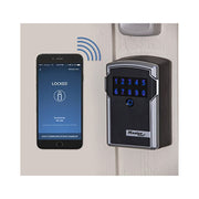 Master Lock 5441DHC Bluetooth Wall Mount w/Backup Keypad Entry Black & Silver