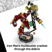LEGO Marvel Epic Battle Hulkbuster vs. The Hulk Building Toy, 413 Pieces, Multicolor, Ages 9+, 6588677