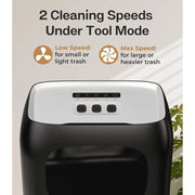 VicTsing Touchless Automatic Dustpan Vacuum with Infrared Sensor, 2 Cleaning Modes, 6 Disposable Dust Bags, Nozzle Attachment, Electric Floor Cleaner for Pet Hair and Home Use, GEHM914CBUSPT