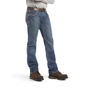 Ariat Flame-Resistant M4 Relaxed Boundary Boot-Cut Jeans for Men - Clay - 34x32