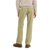 Dockers Men's Straight Fit Pleated Casual Chino Pants, British Khaki, 34X32