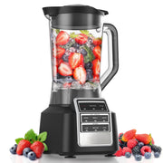 Ganiza BL1012 1500W Peak Power Countertop Blender, 64OZ BPA-Free Jar, Black