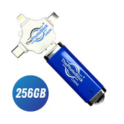 ThePhotoStick TPSOMNI256GB Omni - 256GB, Photo & Video Backup, File Save & Transfer, USB & Multiport Connection
