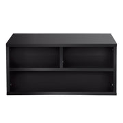 FITUEYES Printer Stand, Large 2-Tier Desktop Organizer with Adjustable Drawers and Shelves, Black, 18.5 x 15.7 x 8.9 in, DO204701WB-VP1