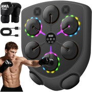 YORWHIN Music Boxing Machine for Adults, Wall Mounted Boxing Training Equipment w/9 Modes & Speeds, Black