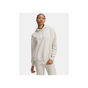 Under Armour 1379495-110 Icon Fleece Oversized Long-Sleeve Hoodie, Summit White-25, S