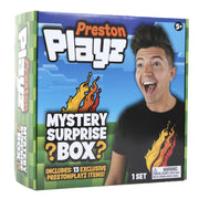 Bonkers Toys Preston Playz Mystery Surprise Box, 13 Collectible Items Including Mini Figures, Plush, Poster, Stickers, Wristband, Trading Cards, Ages 5+
