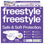 Freestyle Total Chlorine Free Baby Diapers, Hypoallergenic, 14x Better Absorption, Newborn Up to 10 lbs, 56 Count