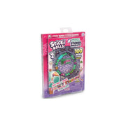 Sticki Rolls Sticki Bands Wearable Sticker Bracelet with 100 Mini Holographic Stickers, 5 Mystery Sticker Rolls, Multicolor
