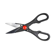Miracle Blade World Class 13 Piece Kitchen Knife Set, German Stainless Steel Blades, Ergonomic Black Handles, Full Tang, Includes Kitchen Scissors with Nut Cracker, 90M401DR13