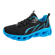 TIREOW Womens Neuropathy Wide Orthopedic Sneakers Slip-On Running Shoes, Blue, Size 10