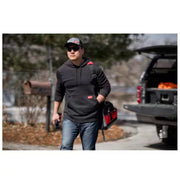 Milwaukee 351G-S Men's Small Gray Midweight Cotton/Polyester Long-Sleeve Pullover Hoodie
