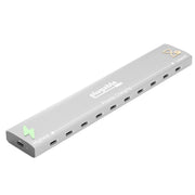Plugable USB-C Charging Station, 10 Port, 100W PriorityShare Technology, Space Gray, PS-10CC