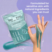 Tress Wellness TWAWB8137 Hair Removal Waxing Kit with Hard Wax Beads for Men & Women - Black