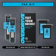 Overdrive Defense Drink Spike Home Test Kit, 2 Pack - Fast Results in 5 Minutes