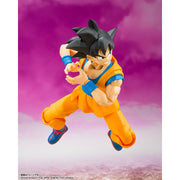 Bandai Spirits S.H.Figuarts Dragon Ball Daima Son Goku Action Figure, Redesigned Model, Multiple Interchangeable Parts, 5.7 in