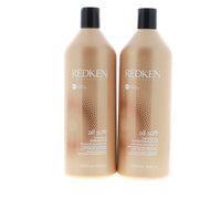 Redken All Soft Shampoo & Conditioner Set, Deep Moisturizing Hair Care for Dry Brittle Hair, 33.8 Fl Oz Each