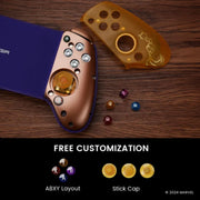 GameSir G8 Plus Thanos Edition Bluetooth Wireless Mobile Gaming Controller 3.5mm Audio, Jack Gold