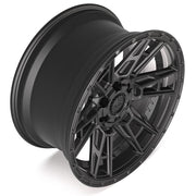 4PLAY Wheels SET-4PS20-20090-6D55-6B1 4PS20 Satin Black 20x9 Inch Alloy Rims, Dual Bolt Pattern 6x135 and 6x139.7, Set of 4