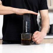 AeroPress 85W05 Original Single Cup Coffee Maker, 3-in-1 American, French Press & Espresso Style, Gray