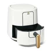 Beautiful 19303 3QT Air Fryer with TurboCrisp Technology, White Icing