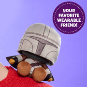 Just Play Perch'd Star Wars Mandalorian Collectible Shoulder Plush, 3.75 Inch, Multicolor, TMAD