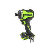 Greenworks Pro 24V 2200 In-lb Brushless Impact Driver with 1/4 in Hex Quick-Connect Chuck, 3-Speed Auto-Shutdown, Includes 2 Ah USB-C Battery ID5250A2