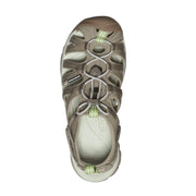 KEEN 1027365 Whisper Sandals for Ladies - Timberwolf/Tarragon - 9.5M