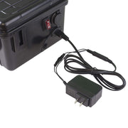 Yak-Power YP-BBK Power Pack Battery Box, Compact Waterproof Design, Integrated Power Port, Dual USB Charging, Master Power Switch