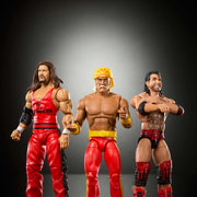 WWE JHL72 Elite 6-Inch Action Figures Collectible Set with Scott Hall, Kevin Nash, Hulk Hogan, 25 Points of Articulation