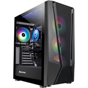 iBUYPOWER M401IB2020B i5-14400F 2.5GHz NVIDIA GeForce RTX 4060 6GB 16GB RAM 1TB SSD Win 11 Home Black