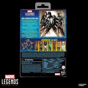 Hasbro Marvel Legends Dark Avengers Spider-Man 6-Inch Action Figure with Six Arms, Accessories, Build-A-Figure Leg Piece, Red, G0824