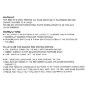 Sound N Light Kid Connection Walking Dragon Plush Toy with Interactive Leash, Silver Wings, Blue Eyes, Ages 3 and Up