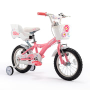 Ktaxon Kids Bicycle, 12 Inch Wheel, Adjustable Handlebar and Saddle, Removable Training Wheels, Front and Rear V-Brake System, Blue