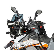 Tusk Olympus Motorcycle Tank Bag, Durable Black Nylon, Elastic Top Chord, 6L Capacity, Universal Fit