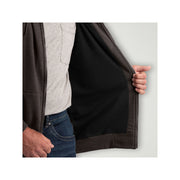 Berne Heritage Thermal-Lined Full-Zip Hooded Sweatshirt - Charcoal - LT