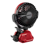 SKIL Multi Volt Brushless 4 In. Clamp Fan, Cordless, Portable, Red, FN0400D-00