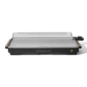 Beautiful 19977 XL Electric Griddle by Drew Barrymore, 12 in x 22 in, Quantum2 Non-Stick Coating, Black Sesame, 1500W, Adjustable Temperature Control